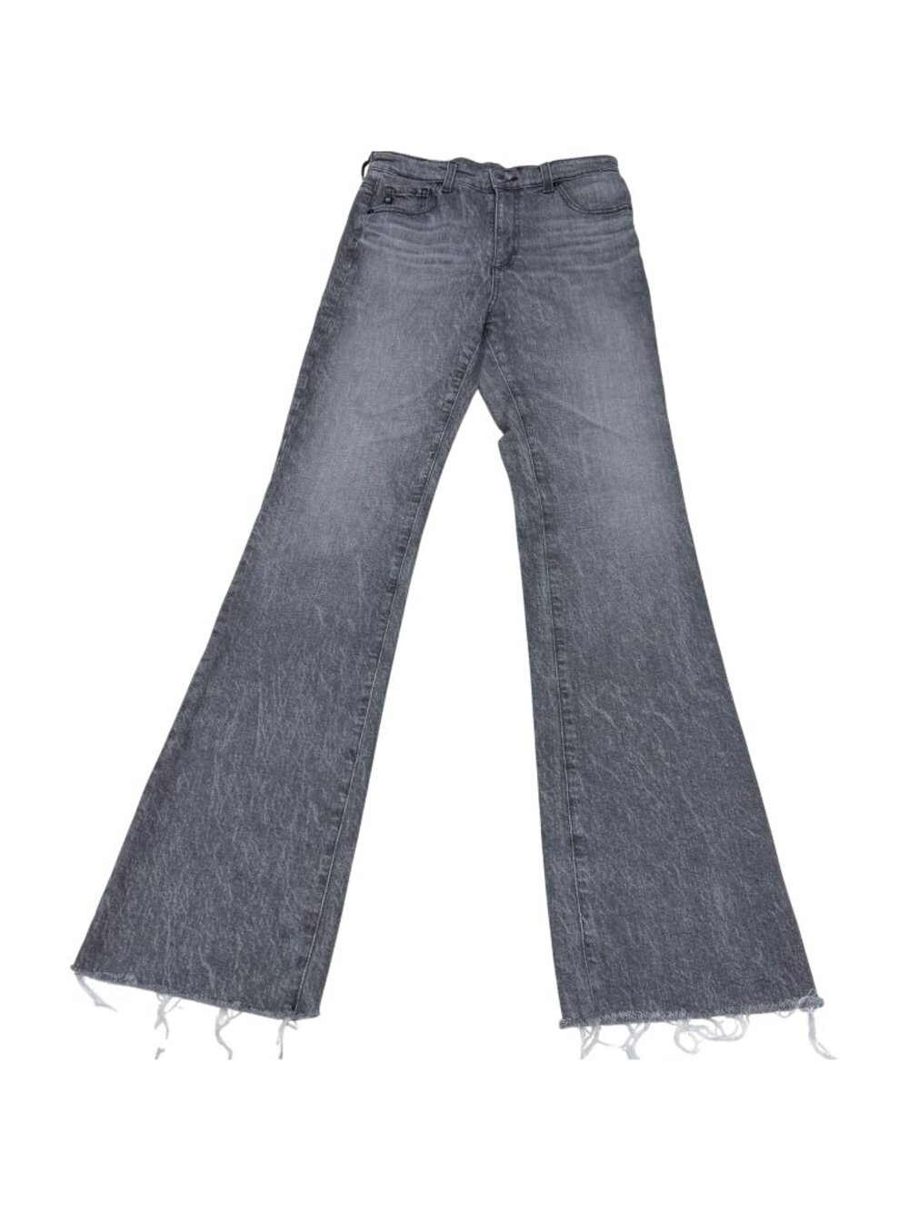 AG Jeans Alexxis Boot High-Rise Vintage Fit Women's Gray Denim Pants, Size 28R
